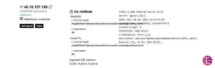 certificados SSL ou chaves SSH, que podem estar associados ao seu endereço IP real por meio de serviços como Shodan ou Censys.